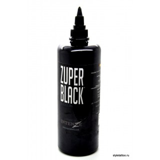 Краска черная Intenze Zuper black 12oz.