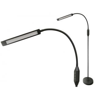 Светодиодная напольная лампа черная  LED Black Flex Arm